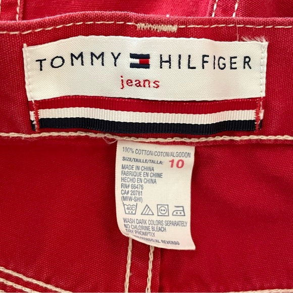 Vintage Tommy Hilfiger Mid-Rise Y2K 4” Carpenter Shorts - Picture 5 of 6